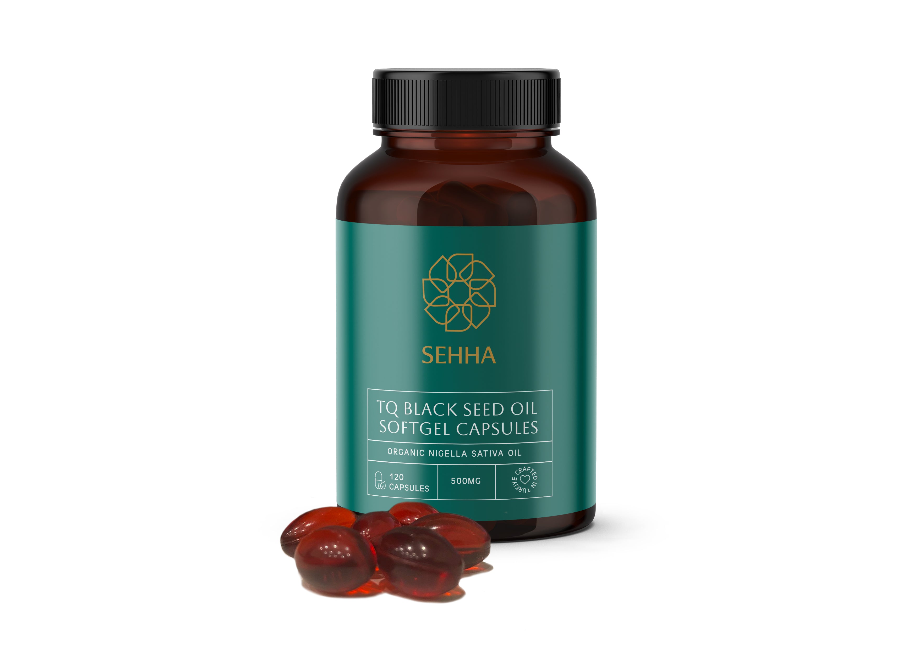 TQ Black Seed Oil Softgel Capsules - Organic Nigella Sativa Capsules